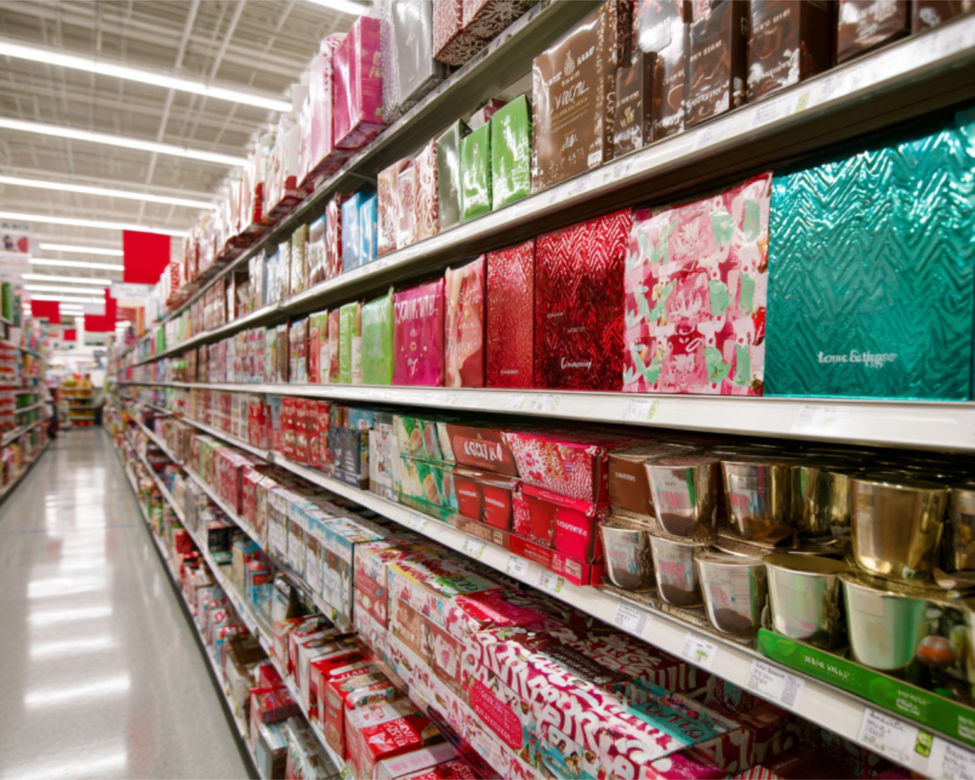 Shelf Edge with Seasonal Packaging Pop Expanded
