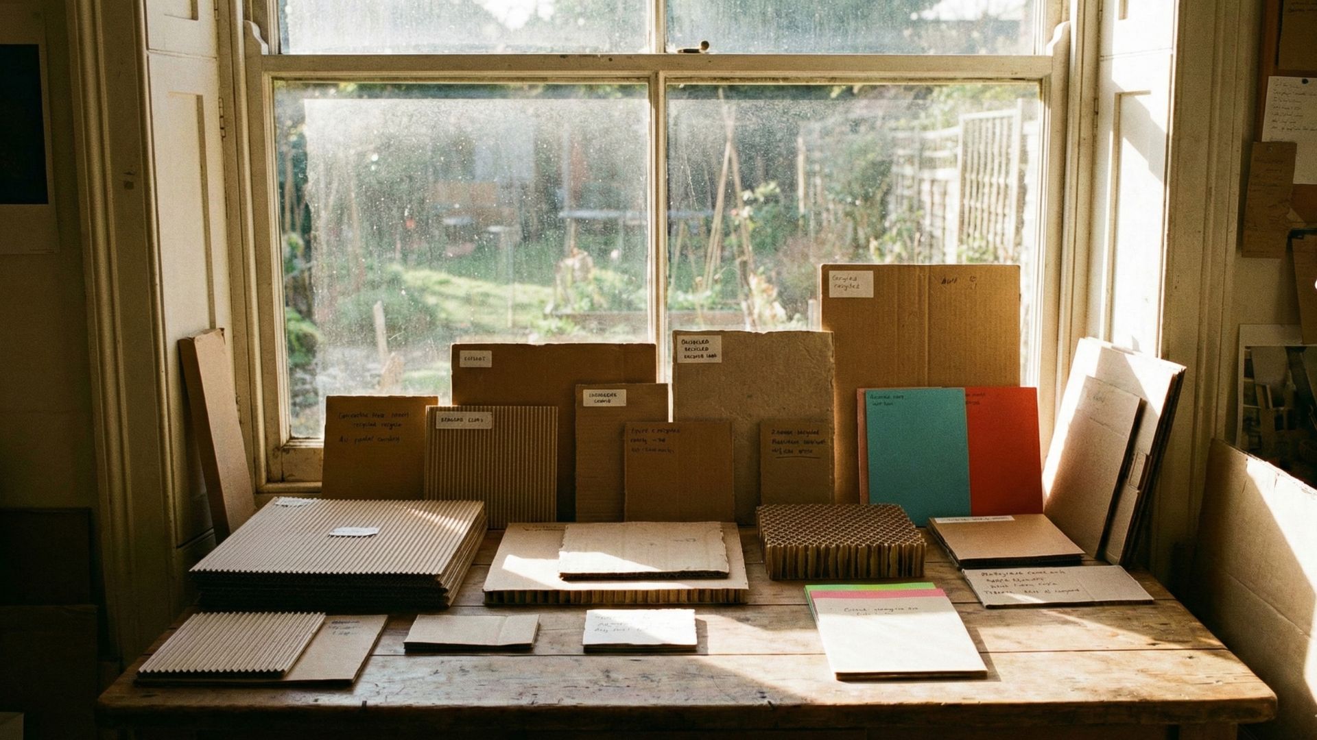 packaging material samples natural light design process packaging material samples natural light design process